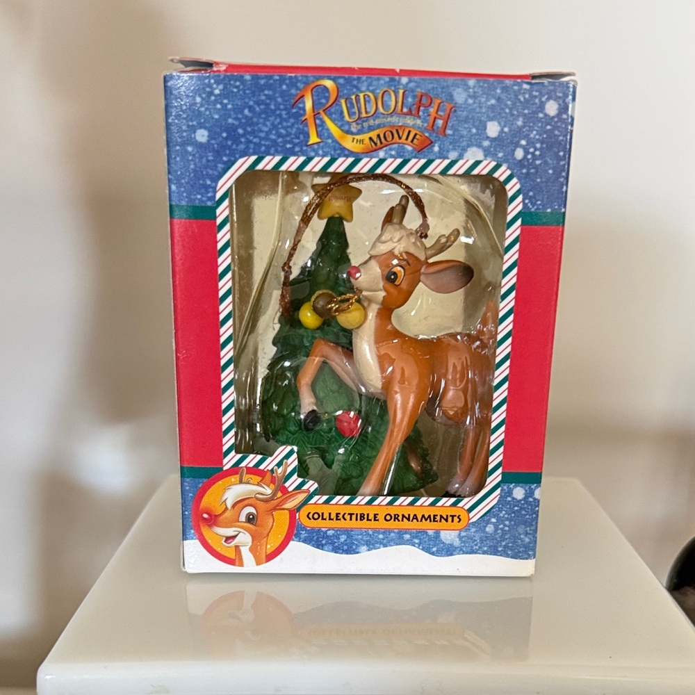 Vintage 1998 Rudolph the Red-Nosed Reindeer The Movie Ornament
